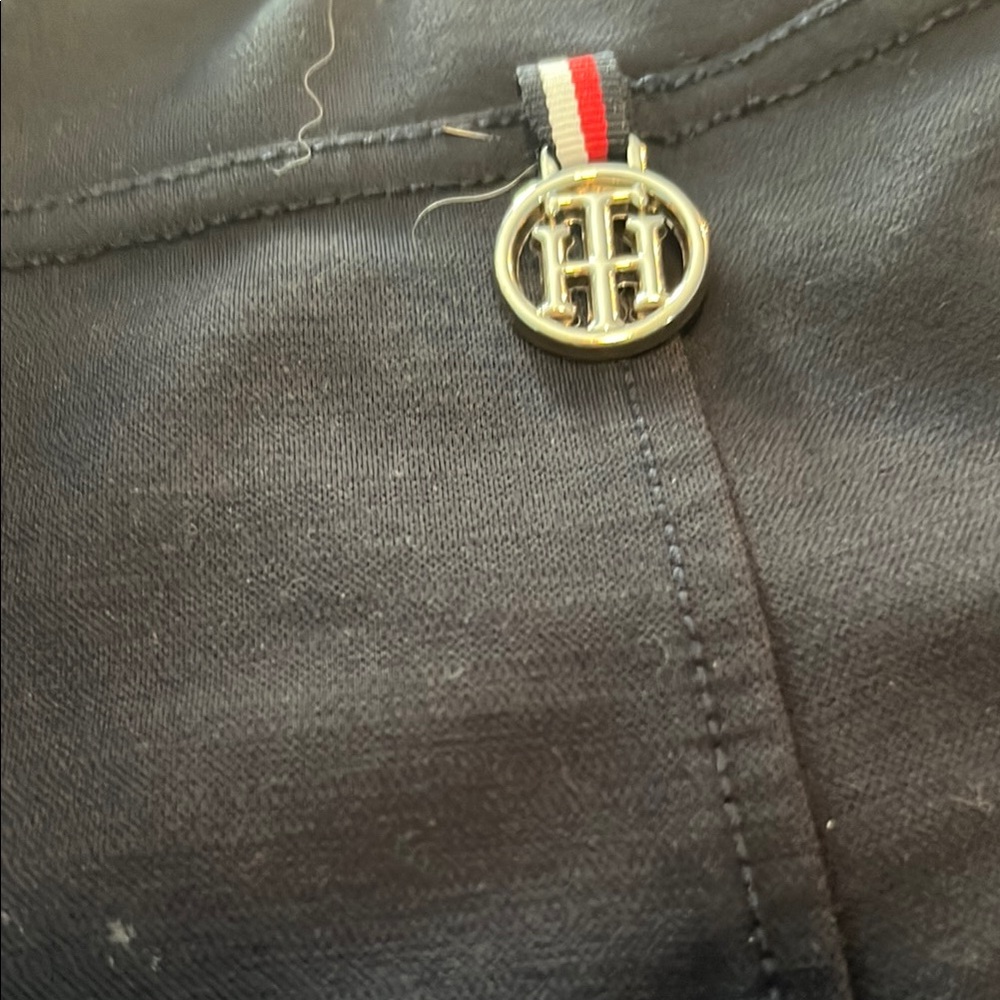 Tommy Hilfiger Black Pants with Logo Detail
